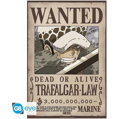 GB Eye, Tableaux, One Piece Poster Chibi: Wanted Law Wano 52x38cm (52 x 38 cm) - Publicité GB Eye, Tableaux, One Piece Poster Chibi: Wanted Law Wano 52x38cm (52 x 38 cm) - Publicité