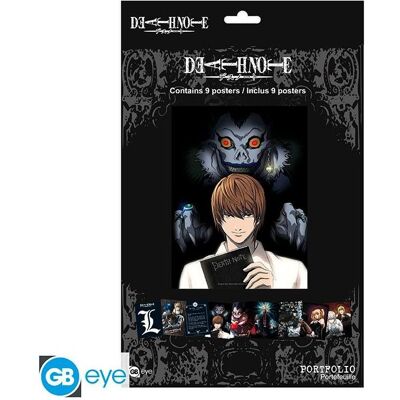 GB Eye, Tableaux, DEATH NOTE - Portfolio 9 posters Protagonists (21x29,7) (21 x 29.70 cm) - Publicité GB Eye, Tableaux, DEATH NOTE - Portfolio 9 posters Protagonists (21x29,7) (21 x 29.70 cm) - Publicité