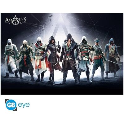 GB Eye, Tableaux, ASSASSINS CREED - Affiche Personnages 91.5x61 (91.50 x 61 cm) - Publicité GB Eye, Tableaux, ASSASSINS CREED - Affiche Personnages 91.5x61 (91.50 x 61 cm) - Publicité