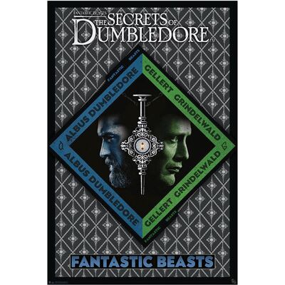 Mads Mikkelsen Jude Law - Affiche Dumbledore vs Grindelwald - 91,5x61cm - Affiche - Publicité Mads Mikkelsen Jude Law - Affiche Dumbledore vs Grindelwald - 91,5x61cm - Affiche - Publicité