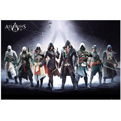 GB Eye, Tableaux, ASSASSINS CREED - Affiche Personnages 91.5x61 (91.50 x 61 cm) - Publicité GB Eye, Tableaux, ASSASSINS CREED - Affiche Personnages 91.5x61 (91.50 x 61 cm) - Publicité