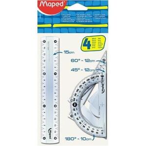 Maped, Règle, Mini kit de démarrage (15 cm, Matières plastiques) - Publicité Maped, Règle, Mini kit de démarrage (15 cm, Matières plastiques) - Publicité