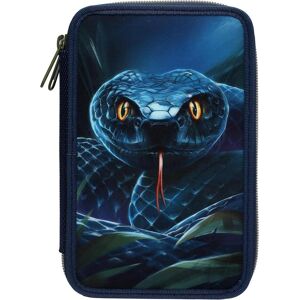 Dino, Trousse, World - Adventure World Double Pencil Case With Snake - Deep Blue - Publicité Dino, Trousse, World - Adventure World Double Pencil Case With Snake - Deep Blue - Publicité