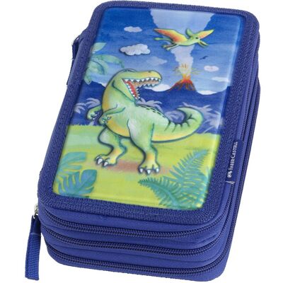 Faber-Castell, Trousse, - Triple Decker pencil case - Dinosaur (573044 ) - Publicité Faber-Castell, Trousse, - Triple Decker pencil case - Dinosaur (573044 ) - Publicité