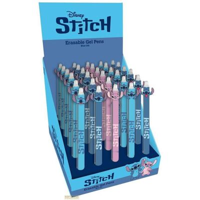 Pyramid Stylo, Stitch (Core Blue) Erasable Ink Gel Pen (30x) - Publicité Pyramid Stylo, Stitch (Core Blue) Erasable Ink Gel Pen (30x) - Publicité