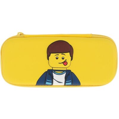 Lego Étui Jaune Scolaire - Rigide - Type École - Publicité Lego Étui Jaune Scolaire - Rigide - Type École - Publicité
