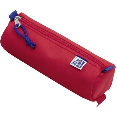 Oxford, Trousse, Trousse à crayons ronde petite rouge - Publicité Oxford, Trousse, Trousse à crayons ronde petite rouge - Publicité