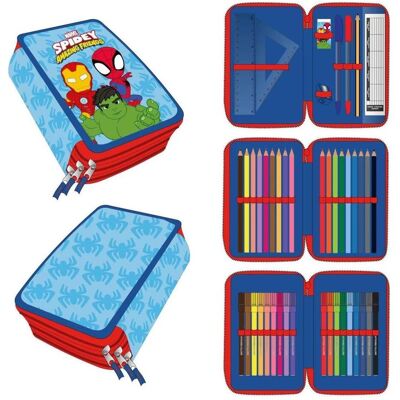 Cerdá, Trousse, Marvel Spidey triple pencil case - Publicité Cerdá, Trousse, Marvel Spidey triple pencil case - Publicité