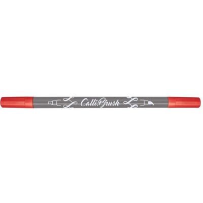 Online, Écriture + dessin, Callibrush Pen Double Tip 2mm 19055/6 Rouge (6x) - Publicité Online, Écriture + dessin, Callibrush Pen Double Tip 2mm 19055/6 Rouge (6x) - Publicité