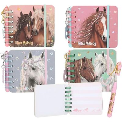 Depesche, Cahier + bloc-notes, Carnet Miss Melody avec stylo - Publicité Depesche, Cahier + bloc-notes, Carnet Miss Melody avec stylo - Publicité