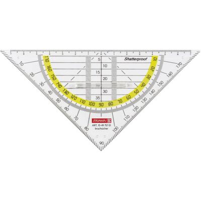 Brunnen Modèle Triangle Géométrique - 16cm, Transparent, Poignée - Publicité Brunnen Modèle Triangle Géométrique - 16cm, Transparent, Poignée - Publicité
