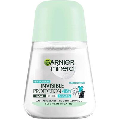 Garnier Déodorant Anti-transpirant Cotton - Roll-on pour Femmes - Publicité Garnier Déodorant Anti-transpirant Cotton - Roll-on pour Femmes - Publicité