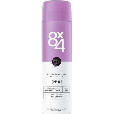 8X4, Déodorant, Ds No.4 Fleur vibrante (Spray, 150 ml) - Publicité 8X4, Déodorant, Ds No.4 Fleur vibrante (Spray, 150 ml) - Publicité