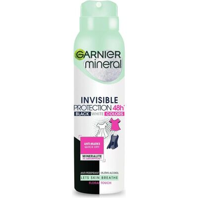 Garnier Mineral Floral Touch Déodorant en spray - 150ml - Publicité Garnier Mineral Floral Touch Déodorant en spray - 150ml - Publicité