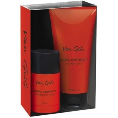 Van Gils, Déodorant, Basic Instinct Deodorant stick 75ml / Shower Gel 150ml (Stick) - Publicité Van Gils, Déodorant, Basic Instinct Deodorant stick 75ml / Shower Gel 150ml (Stick) - Publicité