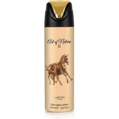 Lattafa, Déodorant, Pride Art Of Nature Ii Body Spray 200ml Pack Of 12 (Spray, 200 ml) - Publicité Lattafa, Déodorant, Pride Art Of Nature Ii Body Spray 200ml Pack Of 12 (Spray, 200 ml) - Publicité