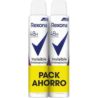 Déodorant Rexona Spray Noir & Blanc - Motion Sense, 2x200ml - Publicité Déodorant Rexona Spray Noir & Blanc - Motion Sense, 2x200ml - Publicité