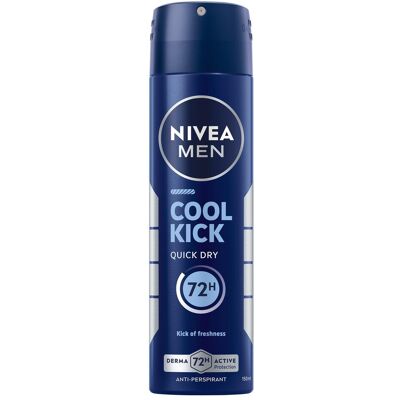NIVEA MEN Cool Kick Déodorant en Spray - Séchage Rapide - Publicité NIVEA MEN Cool Kick Déodorant en Spray - Séchage Rapide - Publicité