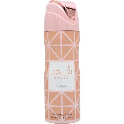 Lattafa, Déodorant, Shahd By Perfumed Body Spray 200ml - Almond, Orange, Floral (Spray, 200 ml) - Publicité Lattafa, Déodorant, Shahd By Perfumed Body Spray 200ml - Almond, Orange, Floral (Spray, 200 ml) - Publicité