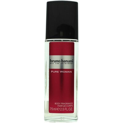 Bruno Banani, Déodorant, Verre déodorant parfumé Pure Woman - 75ML (Spray, 75 ml) - Publicité Bruno Banani, Déodorant, Verre déodorant parfumé Pure Woman - 75ML (Spray, 75 ml) - Publicité