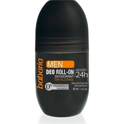 Babaria, Déodorant, Déodorant homme à bille 50ml (Roll-on, 50 ml) - Publicité Babaria, Déodorant, Déodorant homme à bille 50ml (Roll-on, 50 ml) - Publicité