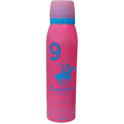 Beverly Hills Polo Club, Déodorant, Women Nine Deodorant Spray (Spray, 150 ml) - Publicité Beverly Hills Polo Club, Déodorant, Women Nine Deodorant Spray (Spray, 150 ml) - Publicité