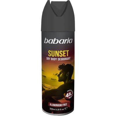 Babaria, Déodorant, Deo Spray Men Sunset 200 ml (Spray, 200 ml) - Publicité Babaria, Déodorant, Deo Spray Men Sunset 200 ml (Spray, 200 ml) - Publicité
