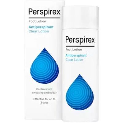 MANADA Perspirex Lotion Pieds - Contrôle de la transpiration et de l'odeur - Publicité MANADA Perspirex Lotion Pieds - Contrôle de la transpiration et de l'odeur - Publicité