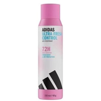 Coty, Déodorant, Adidas Ultra Fresh Control 72h Antiperspirant Deodorant Spray For Women 150 Ml (Spray, 150 ml) - Publicité Coty, Déodorant, Adidas Ultra Fresh Control 72h Antiperspirant Deodorant Spray For Women 150 Ml (Spray, 150 ml) - Publicité