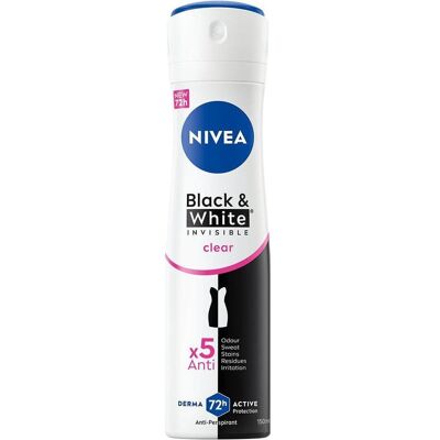 NIVEA Black & White Invisible Original Déodorant Spray - 150ml - Publicité NIVEA Black & White Invisible Original Déodorant Spray - 150ml - Publicité