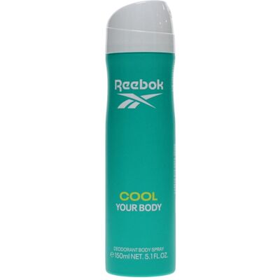 Reebok Cool Your Body Spray Corporel - Femme - 150ml - Publicité Reebok Cool Your Body Spray Corporel - Femme - 150ml - Publicité