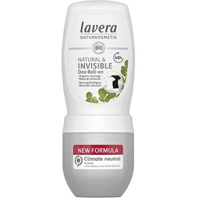 Lavera, Déodorant, Naturel & Invisible (Roll-on, 50 ml) - Publicité Lavera, Déodorant, Naturel & Invisible (Roll-on, 50 ml) - Publicité