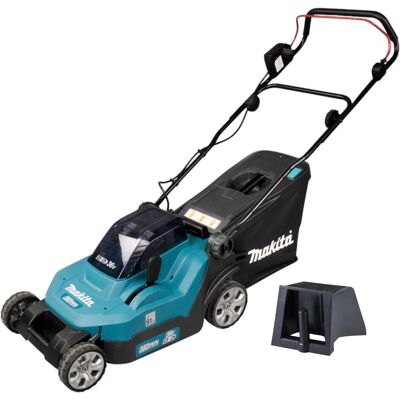 Makita, Tondeuse à gazon, DLM 382 Z (Fonctionnement sur batterie) - Publicité Makita, Tondeuse à gazon, DLM 382 Z (Fonctionnement sur batterie) - Publicité