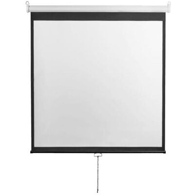 Sbox PSM-118-2 Écran de projection 213x213cm (1:1, 16:9, 4:3), Écran de projection, Blanc - Publicité Sbox PSM-118-2 Écran de projection 213x213cm (1:1, 16:9, 4:3), Écran de projection, Blanc - Publicité