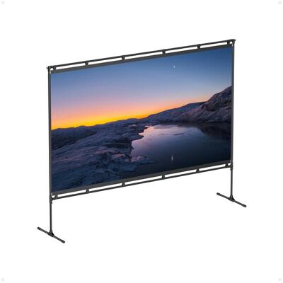 Anker NEBULA 254cm 100Zoll Outdoor Projector Screen with Stand (100", 16:9), Écran de projection, Noir - Publicité Anker NEBULA 254cm 100Zoll Outdoor Projector Screen with Stand (100", 16:9), Écran de projection, Noir - Publicité
