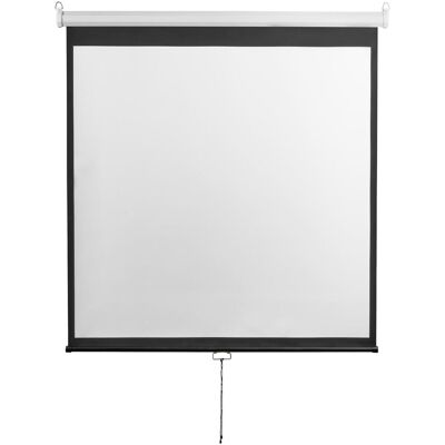 Sbox PSM-100-2 (180x180cm) (100", 1:1, 16:9, 4:3), Écran de projection, Blanc - Publicité Sbox PSM-100-2 (180x180cm) (100", 1:1, 16:9, 4:3), Écran de projection, Blanc - Publicité