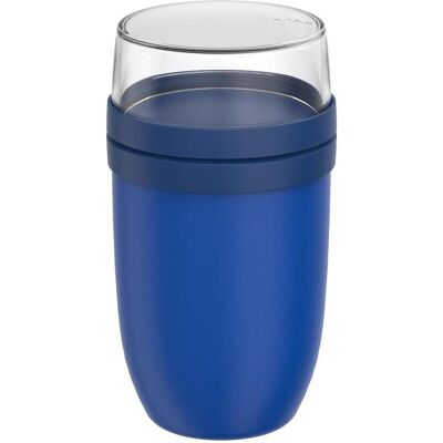 Mepal Lunchpot Ellipse XL vivid blue, 750+300ml, Lunch box, Bleu - Publicité Mepal Lunchpot Ellipse XL vivid blue, 750+300ml, Lunch box, Bleu - Publicité