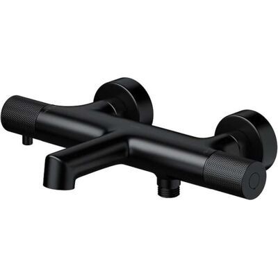 CERSANIT Zen - Mitigeur thermostatique pour baignoire - Noir - Publicité CERSANIT Zen - Mitigeur thermostatique pour baignoire - Noir - Publicité