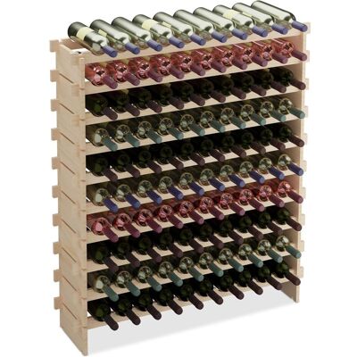 Relaxdays, Étagère à vin, Weinregal (100 bouteilles, 103 x 25 x 120 cm) - Publicité Relaxdays, Étagère à vin, Weinregal (100 bouteilles, 103 x 25 x 120 cm) - Publicité