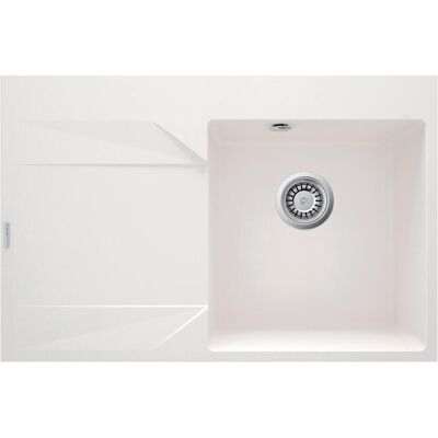 Deante, Évier, 1-Becken Granitspüle mit Abtropffläche - links (Evier encastré) - Publicité Deante, Évier, 1-Becken Granitspüle mit Abtropffläche - links (Evier encastré) - Publicité