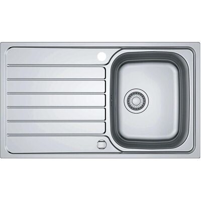 Évier de cuisine gris en acier inoxydable 50cm Franke - Réversible, avec ensemble de vidange - Publicité Évier de cuisine gris en acier inoxydable 50cm Franke - Réversible, avec ensemble de vidange - Publicité