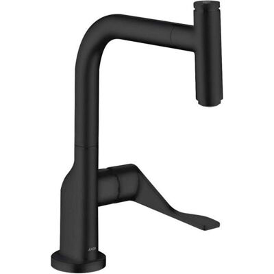 Axor Robinetterie de cuisine, Mitigeur monocommandé de cuisine CITTERIO Select avec douchette extractible noir mat - Publicité Axor Robinetterie de cuisine, Mitigeur monocommandé de cuisine CITTERIO Select avec douchette extractible noir mat - Publicité