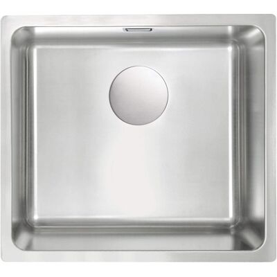 Évier en Acier de 1 Bac - Egeria Satin Brossé - Évier de Cuisine - Publicité Évier en Acier de 1 Bac - Egeria Satin Brossé - Évier de Cuisine - Publicité