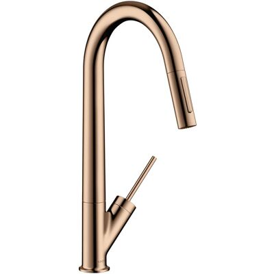 Axor Robinetterie de cuisine, Starck miscelatore monocomando cucina 270 con doccia estraibile - Publicité Axor Robinetterie de cuisine, Starck miscelatore monocomando cucina 270 con doccia estraibile - Publicité