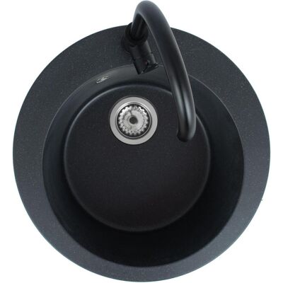 Alveus, Évier, SINK VICTORIA BLACK+MIXER+SIF 9811091SEN (50.50 cm) - Publicité Alveus, Évier, SINK VICTORIA BLACK+MIXER+SIF 9811091SEN (50.50 cm) - Publicité