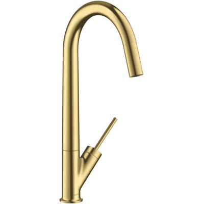 Robinets de Cuisine Hansgrohe Axor Starck - Laiton Brossé, Pivotant, Modèle 300 - Publicité Robinets de Cuisine Hansgrohe Axor Starck - Laiton Brossé, Pivotant, Modèle 300 - Publicité