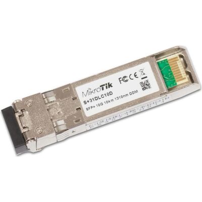 MikroTik S+31DLC10D, Émetteur-récepteur, Argent - Publicité MikroTik S+31DLC10D, Émetteur-récepteur, Argent - Publicité