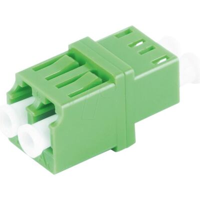 Connecteur de fibre optique Shiverpeaks -BASIC-S-, LC-LC, style RJ45, duplex, vert - Publicité Connecteur de fibre optique Shiverpeaks -BASIC-S-, LC-LC, style RJ45, duplex, vert - Publicité