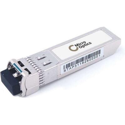MicroOptics 10GBASE-LR SFP+ SFP+ 10000Mbit/s 1310nm monomode, Émetteur-récepteur - Publicité MicroOptics 10GBASE-LR SFP+ SFP+ 10000Mbit/s 1310nm monomode, Émetteur-récepteur - Publicité