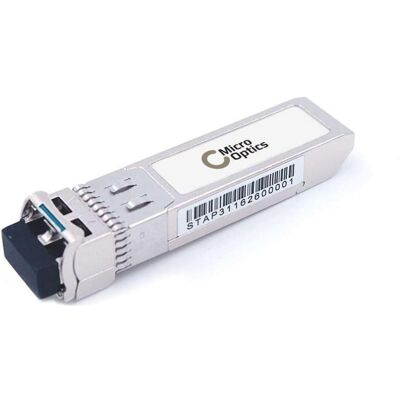 MicroOptics 10GBASE-LR SFP+ Module émetteur-récepteur réseau Fibre optique SFP+ 1310 nm, Émetteur-récepteur, Gris - Publicité MicroOptics 10GBASE-LR SFP+ Module émetteur-récepteur réseau Fibre optique SFP+ 1310 nm, Émetteur-récepteur, Gris - Publicité